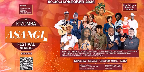ASANGI-KIZOMBA-SEMBA-AFRO FESTIVAL 7TH EDITION ( Official )
