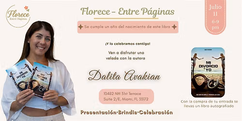 Aniversario del libro "Mi divorcio y yo" de Dalita Avakian