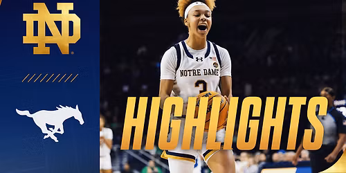 Notre Dame Fighting Irish at SMU Mustangs Womens Basketball