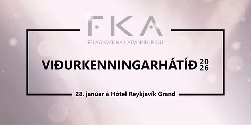 FKA VI\u00d0URKENNINGARH\u00c1T\u00cd\u00d0 2026