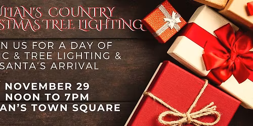 Julian's Country Christmas Tree Lighting