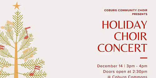 Holiday Choir Concert, with the Coburg Community Choir