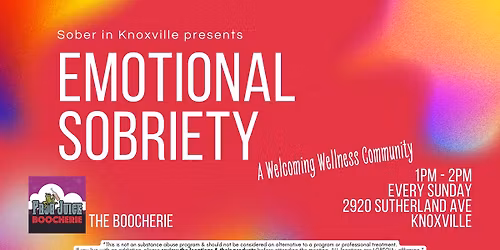 Emotional Sobriety at The Boocherie