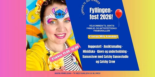 FyllingenFest: Gratis Familie- og aktivitetsdag \u2600\ufe0f