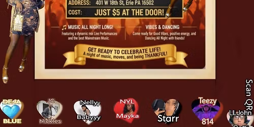 NEQUIA 5 Artist: THANKFUL TO BE ALIVE SHOWCASE @ PHILLY ON THE ROCKS [Erie, PA] Fri. 11\/21