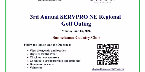 3rd Annual SERVPRO NE Regional Golf Outing