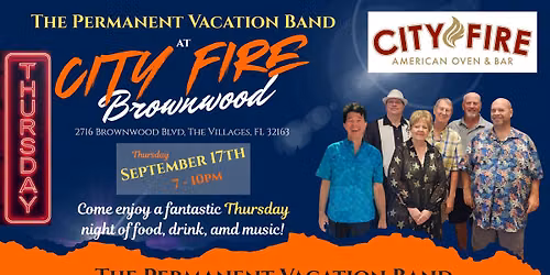 The Permanent Vacation Band at City Fire - Brownwood