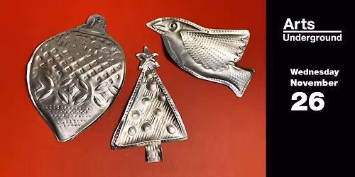 Workshop: Embossed Tin Ornaments with Lisa Moore