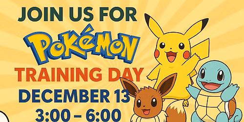 FREE Pokémon Training Day!