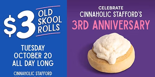 $3 Old Skool Rolls For Our 3rd Anniversary!