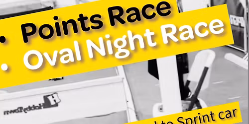 Oval Night - 4th Points Race