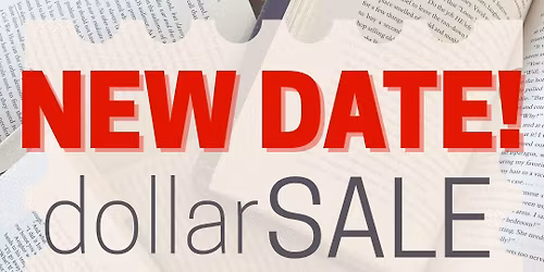 Dollar Book Sale! (Date Changed!)