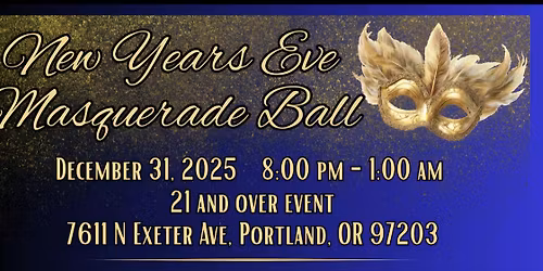 Masquerade New Year's Eve Party