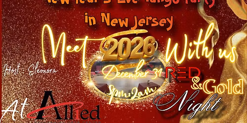 New Year Tango Party 2026 in New Jersey