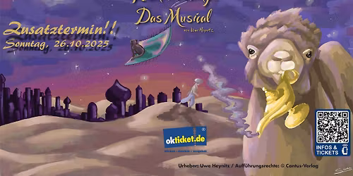 ZUSATZTERMIN - Aladin und die Wunderlampe - Das Musical