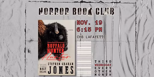 Horror Book Club: The Buffalo Hunter Hunter