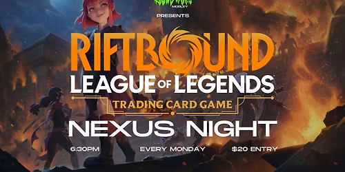 Good Games Morley's Monday Night Nexus Event: Riftbound!
