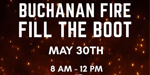 Buchanan Fire & Biggby are going to FILL THE BOOT!!