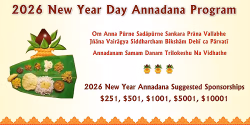 2026 New Year Day Annadana Program
