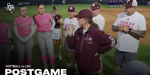 Texas A&M Aggies at LSU Tigers Softball at Tiger Park LSU
