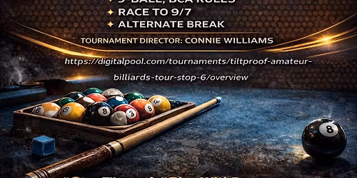 Tiltproof Amateur Billiards Tour Stop #6