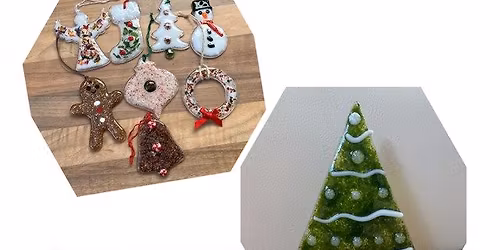 Fused glass Xmas Decorations Worksop  FULLY BOOKED