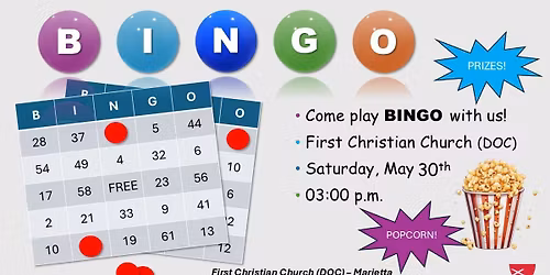 FCC BINGO Afternoon