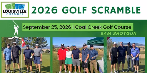 Golf Scramble 2026: Sept 25