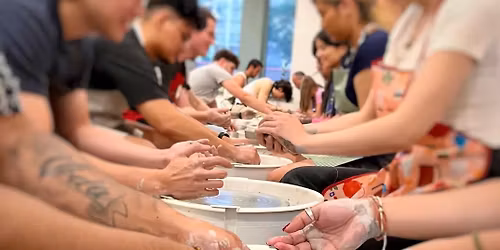 Spinning with Strangers Pottery Wheel Class at Richmond