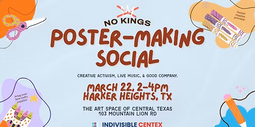 No Kings Poster-Making Social