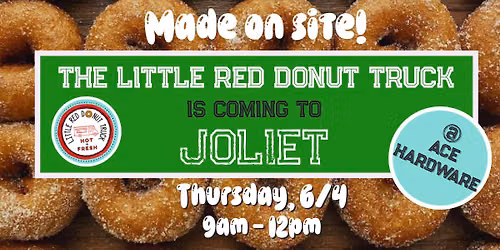 Apple Cider Donut Truck coming to JOLIET!