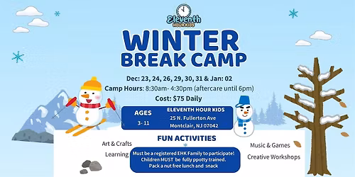 EHK Winter Break Camp Registration