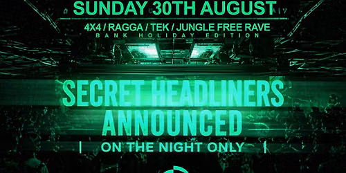 Clock Factory: REDACTED (Bank Holiday) - DNB FREE Rave