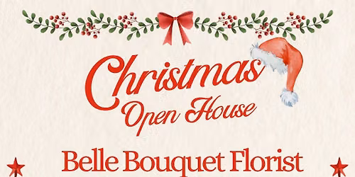 Christmas Open House at Belle Bouquet Florist
