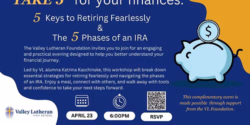 VL Foundation Education Event: "Take 5 for your Finances"