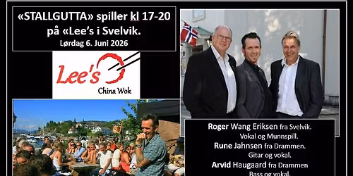STALLGUTTA p\u00e5 Lee's i Svelvik