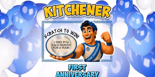 \ud83c\udf89 Kitchener Johnny Greeko's 1 Year Anniversary Celebration! \ud83c\udf89