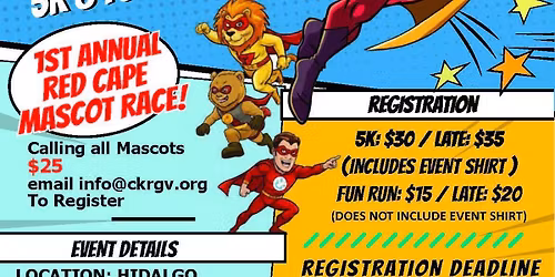 2026 RedCape 5k and Fun Run