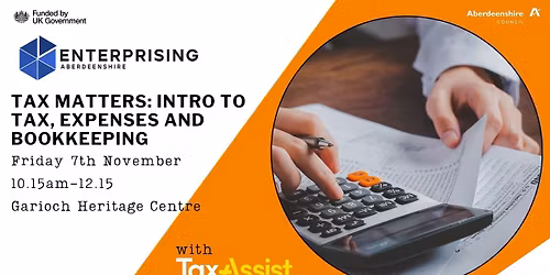 Tax Matters : Intro to Tax, Expenses and Bookkeeping