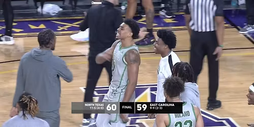 East Carolina Pirates at North Texas Mean Green Mens Basketball at Super Pit at UNT Coliseum