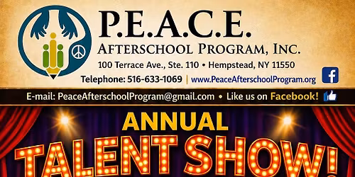 ANNUAL TALENT SHOW FUNDRAISER! 15 YEARS OF SERVICE!!
