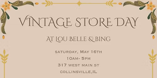 Vintage Store Day at LBB