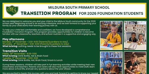 2026 Foundation Transition Program