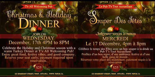 Christmas Dinner \/ Souper de No\u00ebl