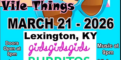 Springbreak Tour: The Incurables, Holly and the Byrd, Misunderstood, Vile Things