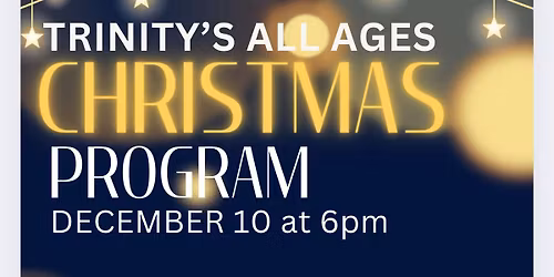 All Ages Christmas Program