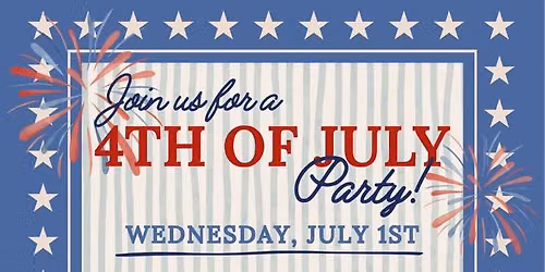4th of JULY PARTY!!! ❤️🤍🩵🇺🇸