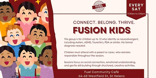 Fusion Kids (FREE ND Social & Education Group for under 12's)