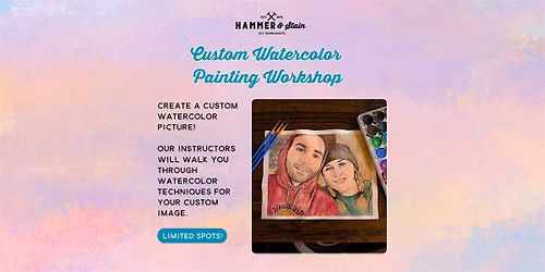 Custom Watercolor: Date Night
