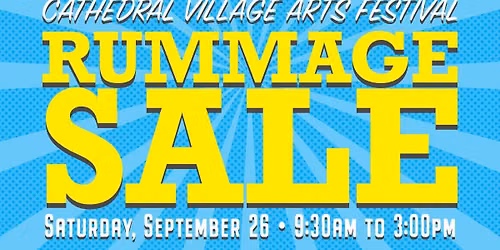 CVAF Rummage Sale